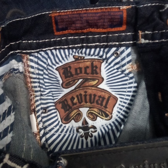 Rock Revival Women's 26 Serena Easy Boot Bejeweled Embroidered Distressed NWT - Picture 11 of 15